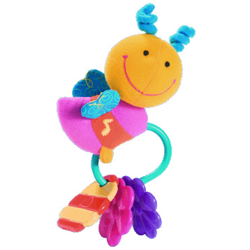 The First Years Baby Bumble Bee Musical Rattle